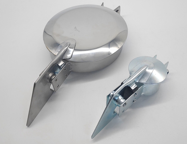 SS304 21/2" Chrome Rain Cap For Miter Top Stacks
