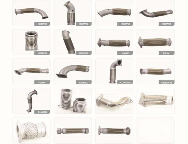 Length 305mm Diameter 51mm Auto Exhaust System Flex Pipe