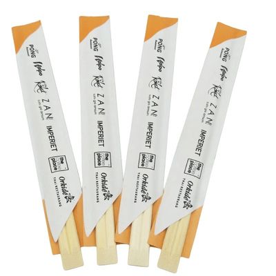 Paper Wrapped Disposable Tensoge Bamboo Sticks Sushi Chopstick Stocked 210mm/240mm*4.8mm with 1
