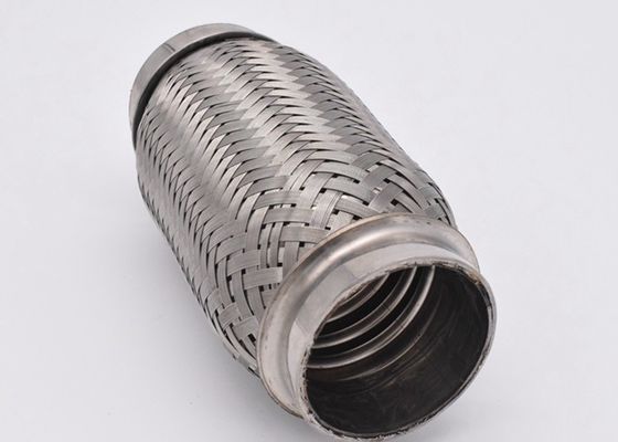 Custom Stainless Steel Flex Exhaust Pipe Inner Bellow Outer Braided for Truck Engine