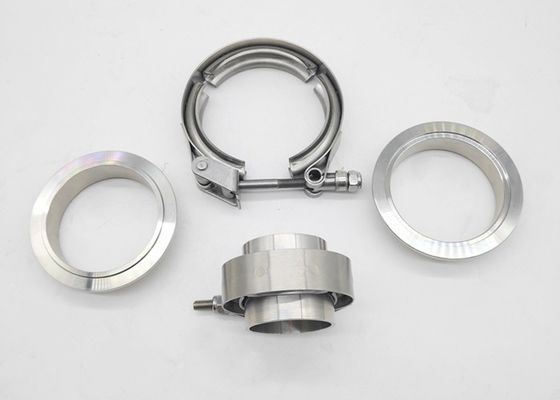 Quick Release Grooved 6 Inch Stainless Steel Exhaust Clamps