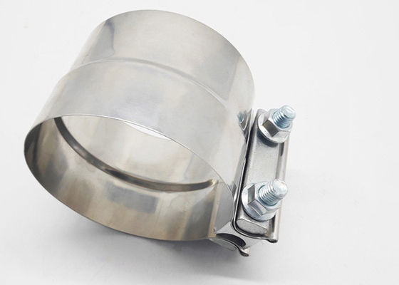 SS304 76.2mm 3 Inch Exhaust Band Clamp With Tight Joint