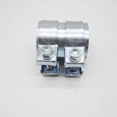 Galvanized Double Band 95mm Stainless Steel Exhaust Clamps