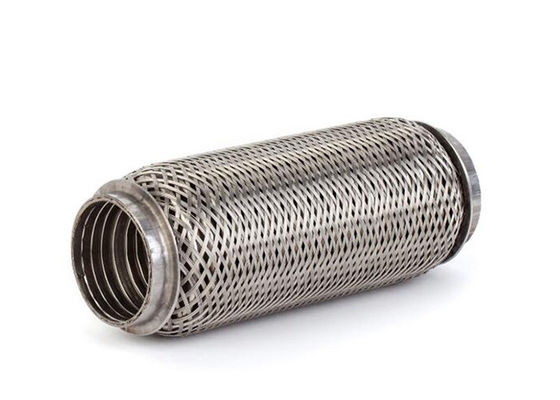 Mesh Braided 45mm×254mm Stainless Steel Exhaust Flex Pipe
