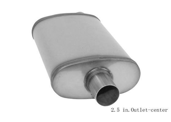 63.5mm 2.5" Stainless Steel Performance Muffler For Auto