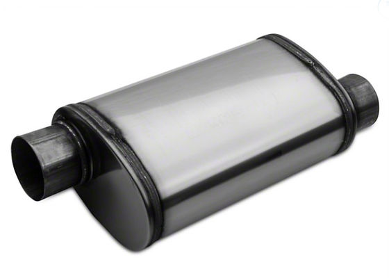 2.25in Oval Bi-Direction 409 Stainless Steel Exhaust Muffler