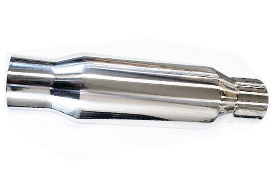 Inlet Outlet 3.5" Length 18" Car Exhaust Resonator