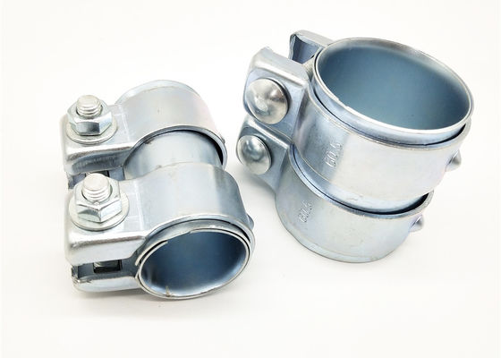 63.5mm Dia Zinc Plated Turbo Band Clamp Stainless Steel Exhaust Parts