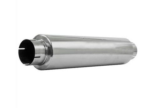 4 Inch Center Inlet / Outlet Quiet High Flow Exhaust Muffler