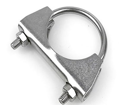 Exhaust 90mm Galvanized U Bolt Pipe Clamp Stainless Steel