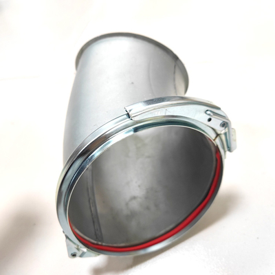 Hot Dipped Galvanized V Band Clamp 80-600mm Locking Ring