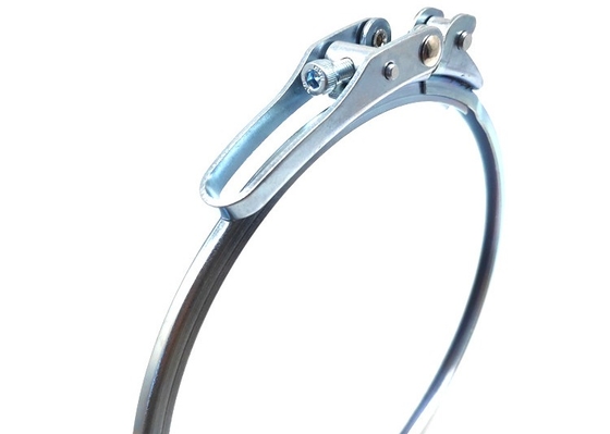 80mm To 600mm Galvanized Steel Clamps Light Duty For Dust Collection System