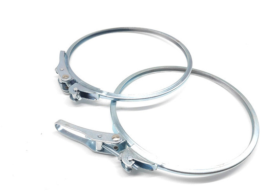 Adjustable Slim Round Ring 2 Inch Galvanized Pipe Clamps Connection Tube