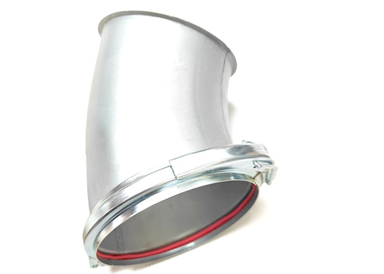 Hot Dipped Galvanized Pipe Repair Clamp Locking Ring Quick Release For Metal Duct
