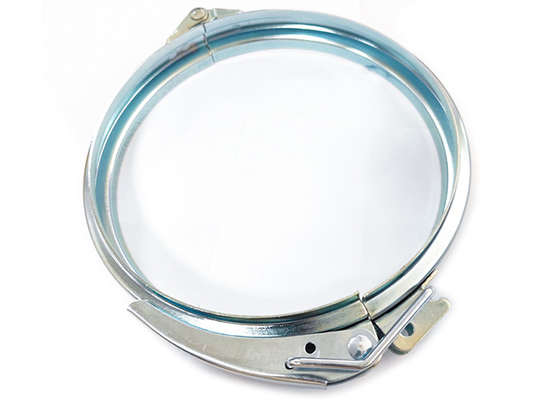 Custom V Band Galvanised Pipe Clips Quick Release For Ventilation System