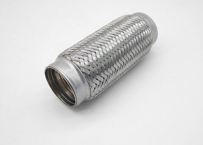 3"X10" SS304 Truck Exhaust Flex Pipe With Interlock Liner
