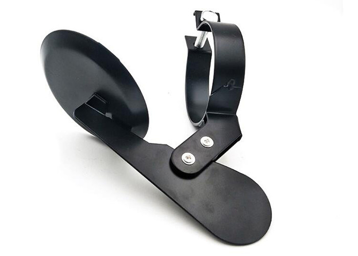 Black Powder Coated 13/4" OD Motorcycle Exhaust Rain Cap Flapper