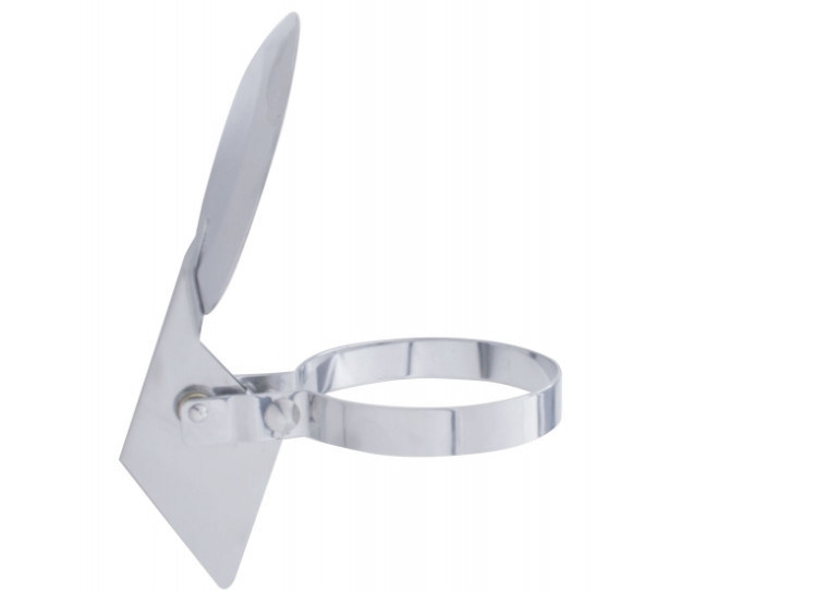 5.0" Aluminum Exhaust Rain Cap Flapper For Vertical Stack Pipe