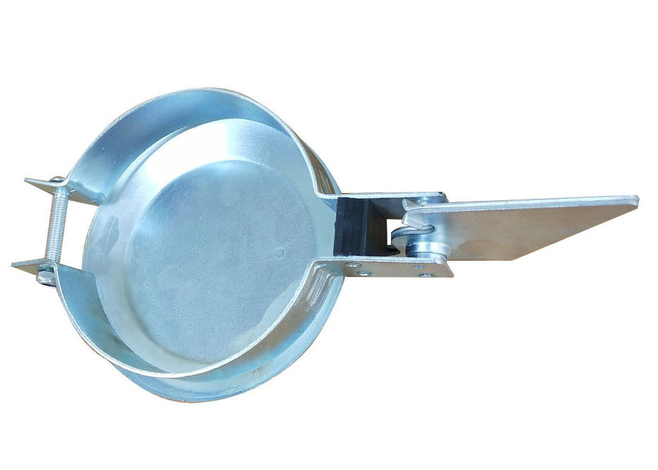 Bulldozer Pump Muffler Exhaust Stack Flapper Bucket Dia 88mm Galvanized