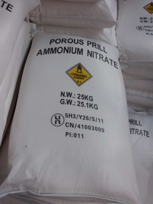 34.6% N Porous Prills Fertilizer Grade Ammonium Nitrate , Porous Prills PPAN