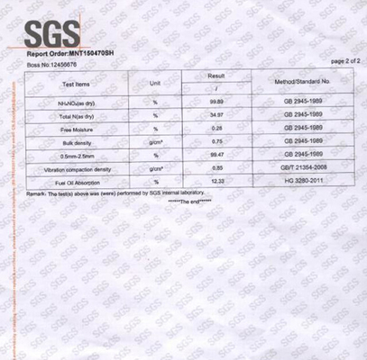 34% Industrial Fuel Sensitized Ammonium Nitrate for Mining Explosives