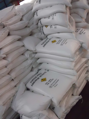 34% N Water Soluble Ammonium Nitrate NH4NO3 Agricultural Nitrogen Fertilizer
