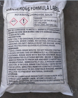 90% min Mining Chemicals Potassium hydroxide KOH Powder Flakes Liquid CAS NO 1310-58-3