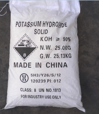 Potassium Hydroxide Caustic Potash KOH 90% min Powder Flakes Liquid for Mining Chemicals
