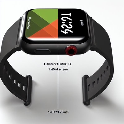 IOS Operation System GPS Smart Watch with G Sensor Stk8321 and 1.43inch AMOLED Screen