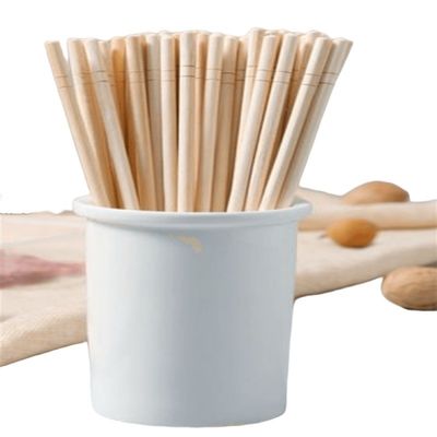 Paper Sleeve Packing Bamboo Round Chopsticks for Household/Restaurant/Hotel and Samples Free. Freight Collect