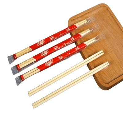 Paper Sleeve Packing Bamboo Round Chopsticks for Household/Restaurant/Hotel and Samples Free. Freight Collect