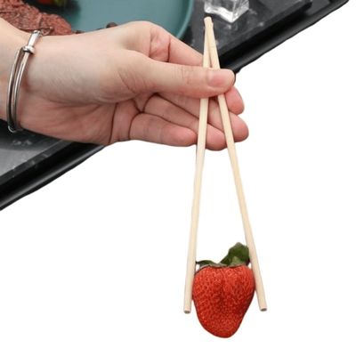 Upgrade Your Dining Experience with Customized Logo Round Disposable Bamboo Chopsticks For Household/Restaurant/Hotel