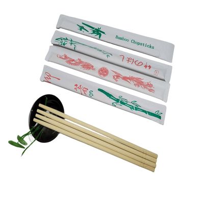 Customized Logo Disposable Paper Opp Wrapped Sushi Twin Tensoge Round Natural for Household/Restaurant/Hotel
