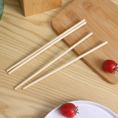 Eco-Friendly Disposable Round Chopsticks Customized Logo Accepted for Household Restaurant Occasions