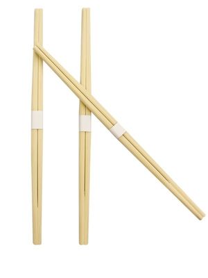 Japanese Fast Food Disposable Bamboo Carbonized Rikyu Chopsticks Modern Style and Stocked for Customer Needs