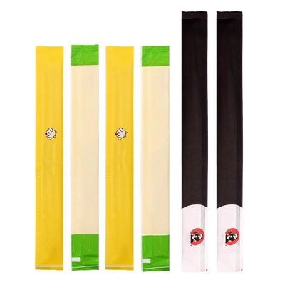 Eco-Friendly Bamboo Chopsticks 100% Natural Carbonized Tensoge Custom Print and Disposable for Household/Restaurant/Hotel