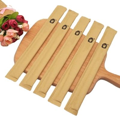 Eco-Friendly Bamboo Chopsticks 100% Natural Carbonized Tensoge Custom Print and Disposable for Household/Restaurant/Hotel