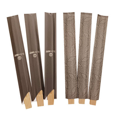 Customizable Sushi Chopsticks with Personal logo and 100%Natural Color Disposable Japanese Chopsticks Carbonized Chopsticks