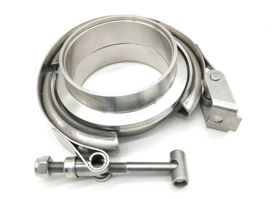 Stainless steel V-band flange clamp assembly stainless steel exhaust clamp