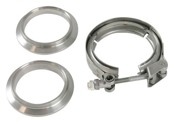 Stainless steel V-band flange clamp assembly stainless steel exhaust clamp