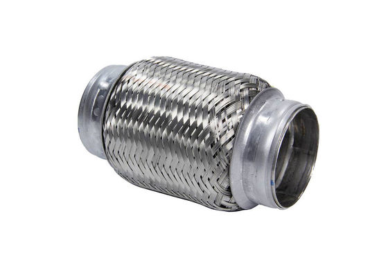10" Long X 2.5" Stainless steel Exhaust Flex Flexible Bellow Double Braid