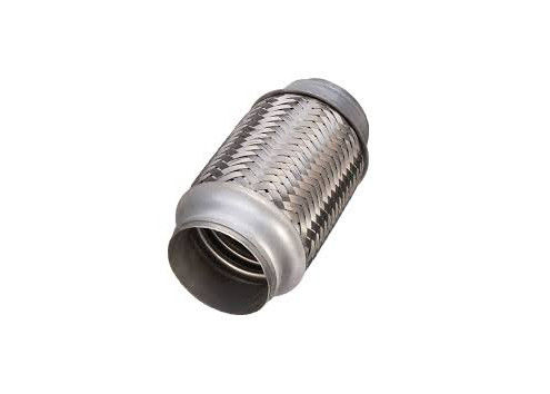 10" Long X 2.5" Stainless steel Exhaust Flex Flexible Bellow Double Braid