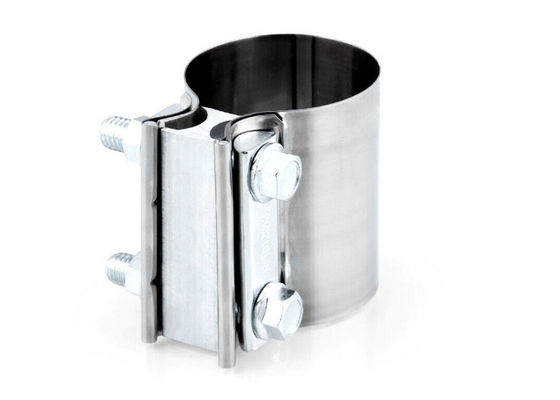 Car Part Stainless Steel Exhaust Sleeve Butt Joint Clamp Exhaust Pipe Sleeve Coupler 2.0&quot; 2.25&quot; 2.5&quot; 3.0&quot; 4.0&quot;