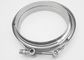 Quick Release Grooved 6 Inch Stainless Steel Exhaust Clamps