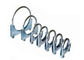 Standard 2 Inch  5/16" Stainless Steel Exhaust U Bolt Clamps