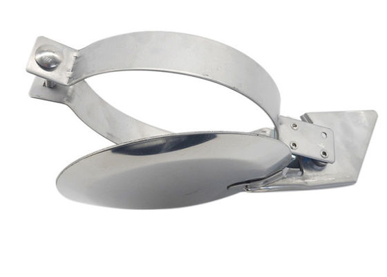 SS304 2-1/2&quot; Chrome Rain Cap For Miter Top Stacks