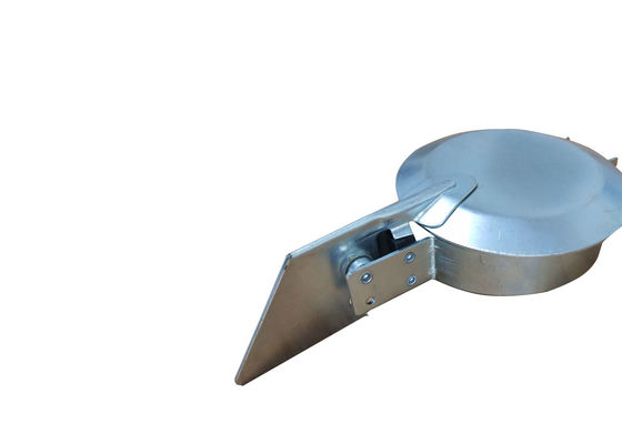 Chrome Plated 2 3/16&quot;	Semi Truck Exhaust Rain Cap