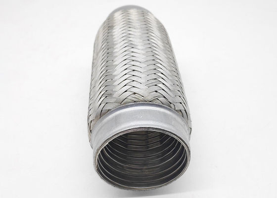 Interlock Braided 76.2mm×152mm Stainless Steel Exhaust Flex Pipe