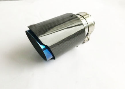 Carbon Fiber Glossy 175mm 2.5 Inlet 3.5 Outlet Exhaust Tip