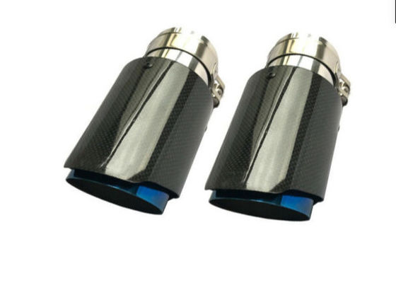 Carbon Fiber Glossy 175mm 2.5 Inlet 3.5 Outlet Exhaust Tip